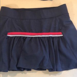 Navy women’s tennis skirt